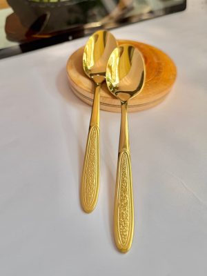 গোল্ডেন চা চামচ (৬ পিস সেট) | Golden Tea Spoon (6 Pcs Set)