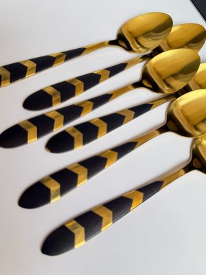 গোল্ডেন চা চামচ (৬ পিস সেট) | Golden Tea Spoon (6 Pcs Set)