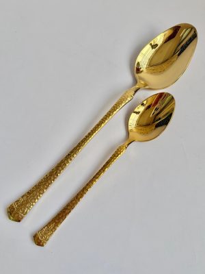 গোল্ডেন টেবিল চামচ (৬ পিস সেট) | Golden Table Spoon (6 Pcs Set)