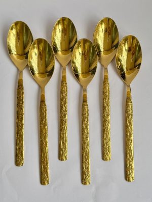 গোল্ডেন টেবিল চামচ (৬ পিস সেট) | Golden Table Spoon (6 Pcs Set)