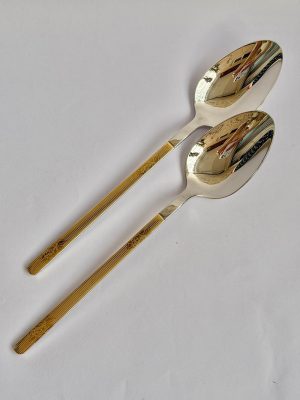 গোল্ডেন টেবিল চামচ (৬ পিস সেট) | Golden Table Spoon (6 Pcs Set)