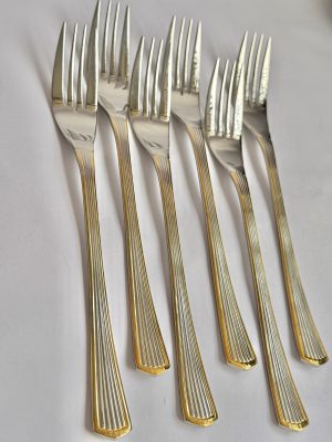 সিলভার কাটা চামচ (৬ পিস সেট) | Silver Fork Spoon (6 Pcs Set)